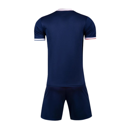 Design Jerseys of Football Blue Rhombus