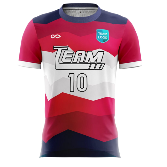 Submarine Volcano - Customized Men's Sublimated Football Jersey